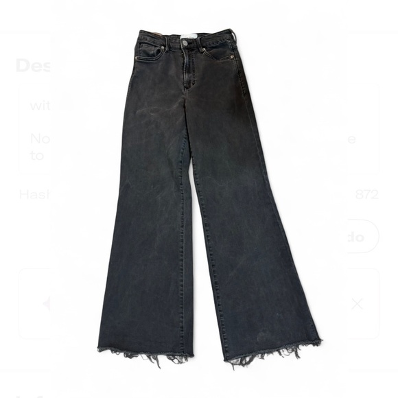 Dear John Denim - Dear John Charcoal Wide Leg Jeans Size 25